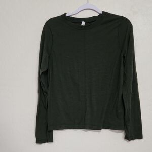 Athleta Dark Green Long Sleeve Top
